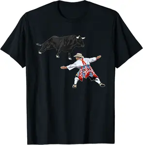 Rodeo Clown Funny Bull Fighting Lover Gag Bullfighter Outfit T-Shirt - Emilyschwe Shop 65B0CN9DN2JT