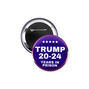 1 Pack - Donald Trump For Prison Conviction 2024 Political Gag Pinback Button - 3 inch