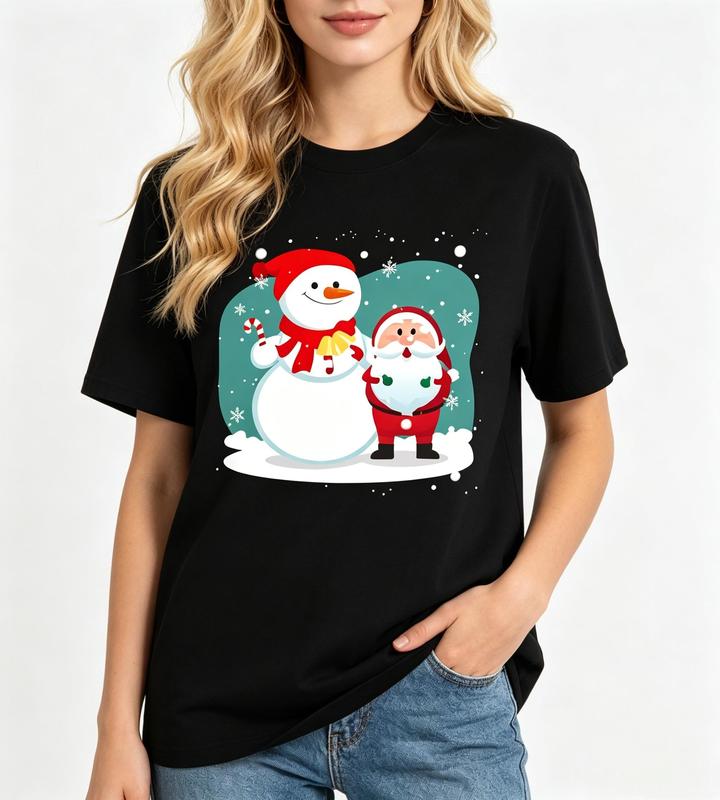 Women's Pure Cotton Short Sleeve T-Shirt - Crew Neck, Fitted, Breathable, Casual Boho, Graphic Print Short Sleeve Tops #sohochic