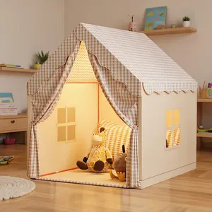 Indoor Dream Castle Tent, Girls & Boys Toy House Secret Base, Outdoor Game Tent, Birthday & Christmas Gift, Single Person Tent