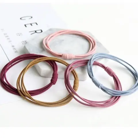 Goody Ouchless Elastic Hair Tie - Unisex Casual Daily Elastic Band Scrunchies, Flexible Stretch Comfy Hold, 1pc One Size Basic Accessory