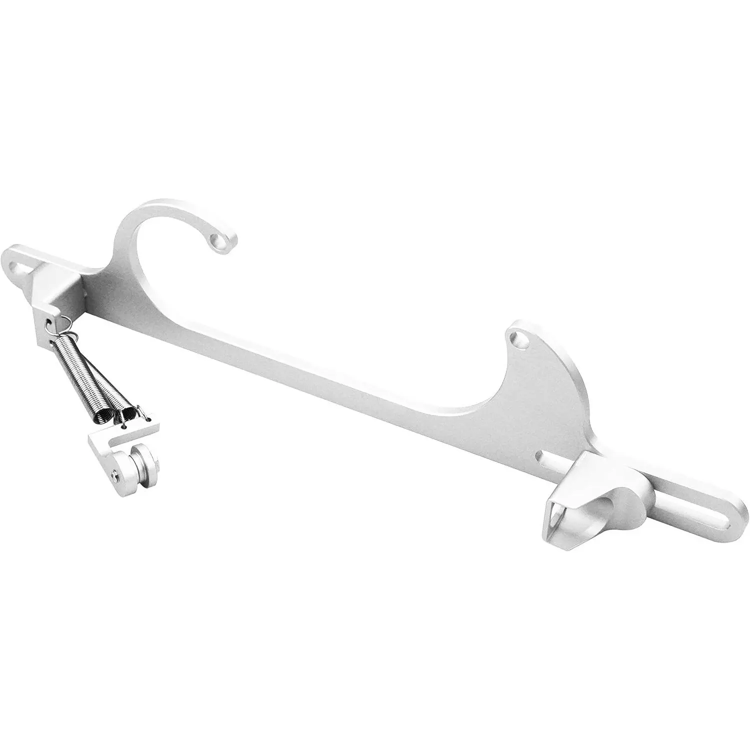 Throttle Cable Bracket 4150 4160 Series Adjustable Aluminum Carburetor Bracket Silver