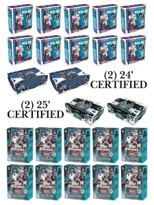 BREAK 1244 5/21: (2) 2024 Panini Certified Hobby, (2) 2025 Certified Hobby, (10) 2025 Donruss Mega Box & (10) 2025 Chrome Value Box Pick Your Team Break PYT