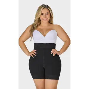 FAJAS MYD- High-Waisted Sculpt & Butt Lift Shorts, Mid Compression. SXA-0327.