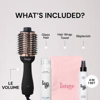 Blow All Out - Black 75mm / Blush Towel