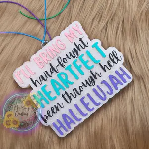 Hard Fought Car Freshie