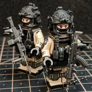 Russian FSB Special Forces Building Blocks - 1.6in SSO Green Man Action Figures for Kids’ Play & Build