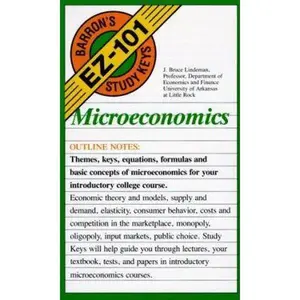 USED-Microeconomics (Barron's Ez-101 Study Keys) by J. Bruce Lindeman (Paperback)