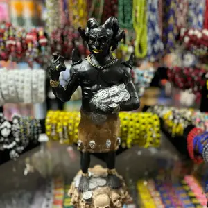 Medium Black Devil Statue
