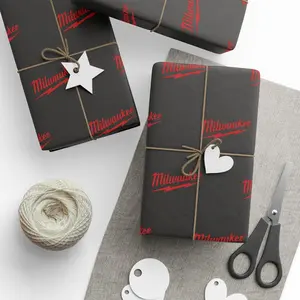Milwaukee Holiday Wrapping Paper Roll - High Definition Printing on Thick Paper Stock