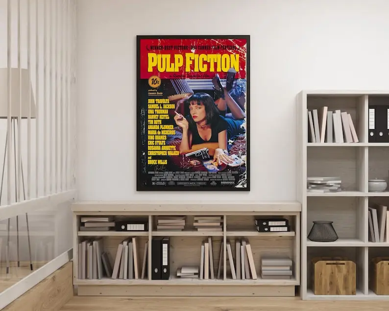 Poster Print Unframed Pulp Fiction (1994) (Quentin Tarantino) M285