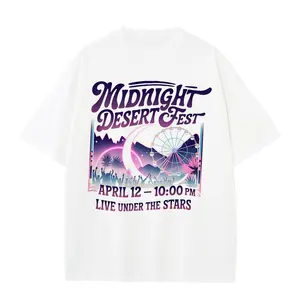 Midnight Desert Fest Shirt Comfort Colors, Desert Festival Graphic Tee, Coachella Inspired Shirt, Retro Music Festival Tee.
