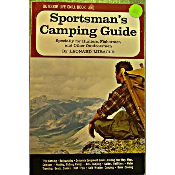 Used "Sportsman's Camping Guide" by Miracle Leonard - English Outdoor Book with Camping Tips