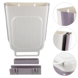 2026 Foldable Wall Trash Bin – 7L capacity, mounts inside cabinet doors or under sink. Fold it flat when not in use. Perfect for kitchen, bathroom, office, or RV – no more wasted floor space. A tidy home starts with a bin you barely notice.