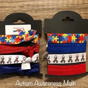 Autism Awareness Hair Ties