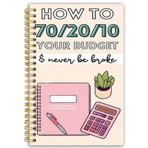 Family Financial Planning Spiral Notebook, Expense Tracking, Income Record, Savings Goals, Adult Home Office Finance Manual