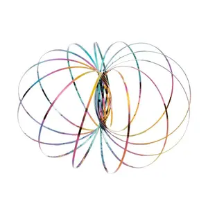 Mozi - Fidget Geometric Portable Magic Fashion Flow Bracelet 3D Bracelet Spiral Toy, Spinning Bracelet Spiral Stress Relief Calming Sensory Dance Toy