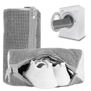 Shoe Washing Machine Bag, Laundry Shoe Bag for Washer and Dryer,1Pcs Reusable Shoe Bag for Washing Machine Fit Most Shoes Types