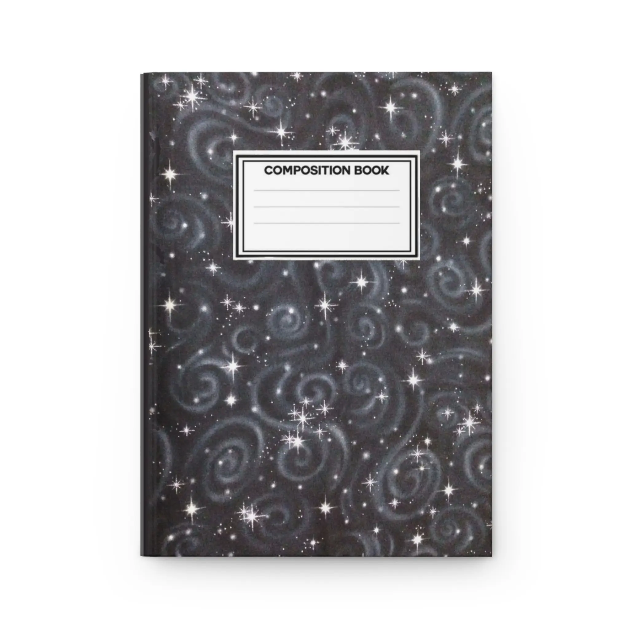 Galaxy Composition Notebook, Space Star Hardcover Journal, Aesthetic Constellation Notebook, Gift for Space Lover, Back to School Journal