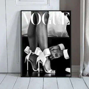 [SALE UP TO 50% + FREE SHIP]  Fashion Wall Art poster – Black and White Luxury Editorial Prints