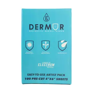 Electrum Dermor Artist Pack - Precut Tattoo Wrap Sheets (4”X6”)