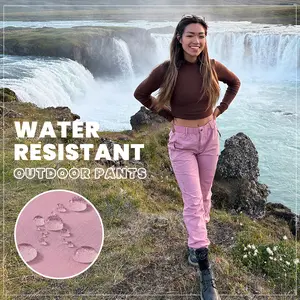 YSENTO Women's Lightweight Water Resistant Hiking Pants With Pockets Outdoor Quick Dry Trousers