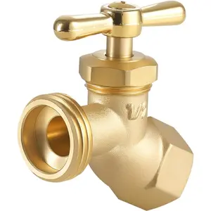 VEVOR Hose Bibb, 3/4 MIPx 3/4 MHT Connection, Multi - Turn Garden Valve, Heavy Duty Brass Hose Bib, Outdoor Water Faucet Spigot, Brass Plumbing Fitting, Compatible with Copper, Galvanized PipesVEVOR Super Brand Day