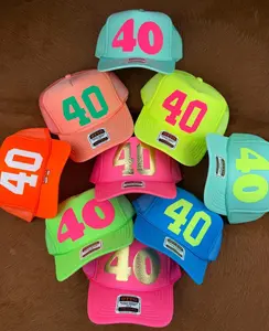 0th Birthday Party Trucker Hats, 40 Crew Hats, Birthday Squad Hats, Birthday Party Hats, 40th Birthday Party Caps