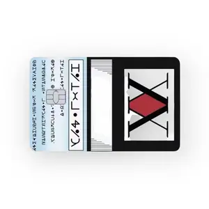 Holographic Hunter License/ Hunter X Hunter Credit Card Decal Skin Cover Vinyl Sticker Card Cover for Small Chip Card- Pop Culture