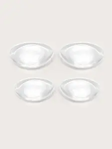 Pure Color Silicone Abalone Breast Pad, Comfortable Silicone Inserts for Everyday Wear, Enhances Natural Shape and Support