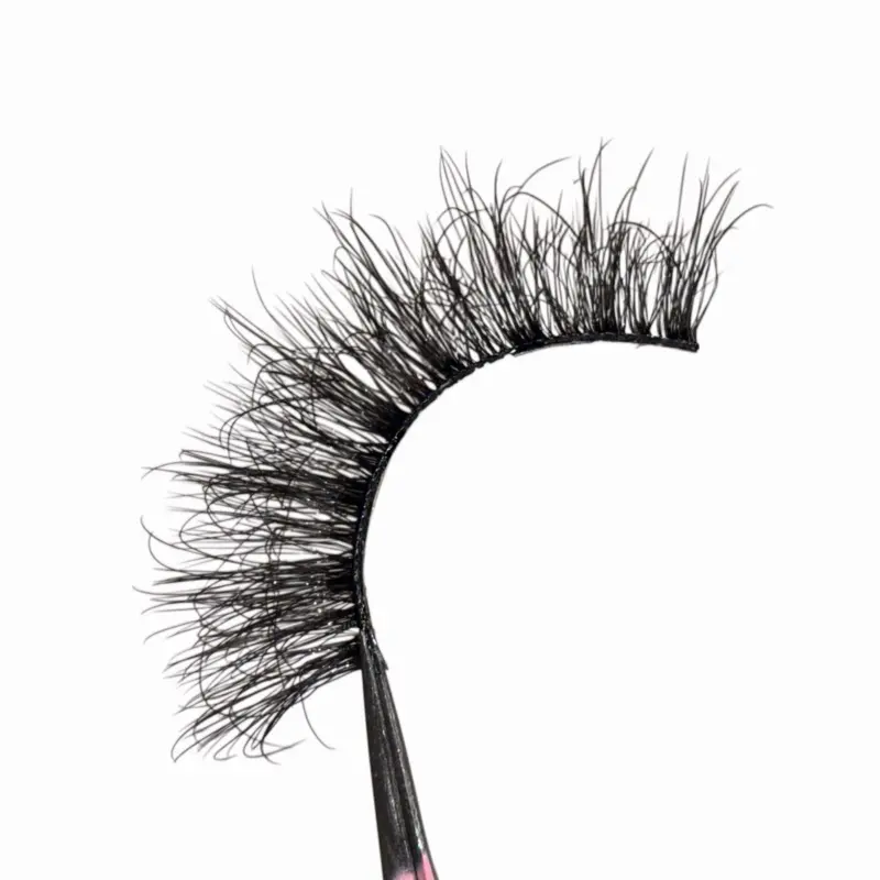 “Nova” 12mm Natural Wispy Lashes High Quality Faux Mink 1 Pair Reusable False Strip Eyelashes Makeup Cosmetic