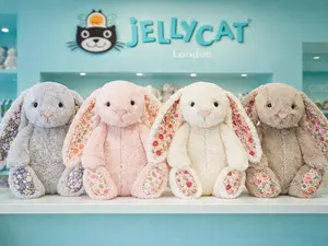 Jellycat Floral Ear Bunny Plush – Soft Luxury Stuffed Rabbit Gift for Girls & Collectors