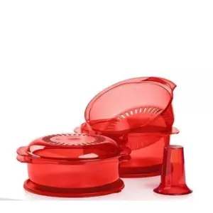 Stack Cooker Starter Set for Microwave Cooking and Baking - Ideal for Home Kitchen Use