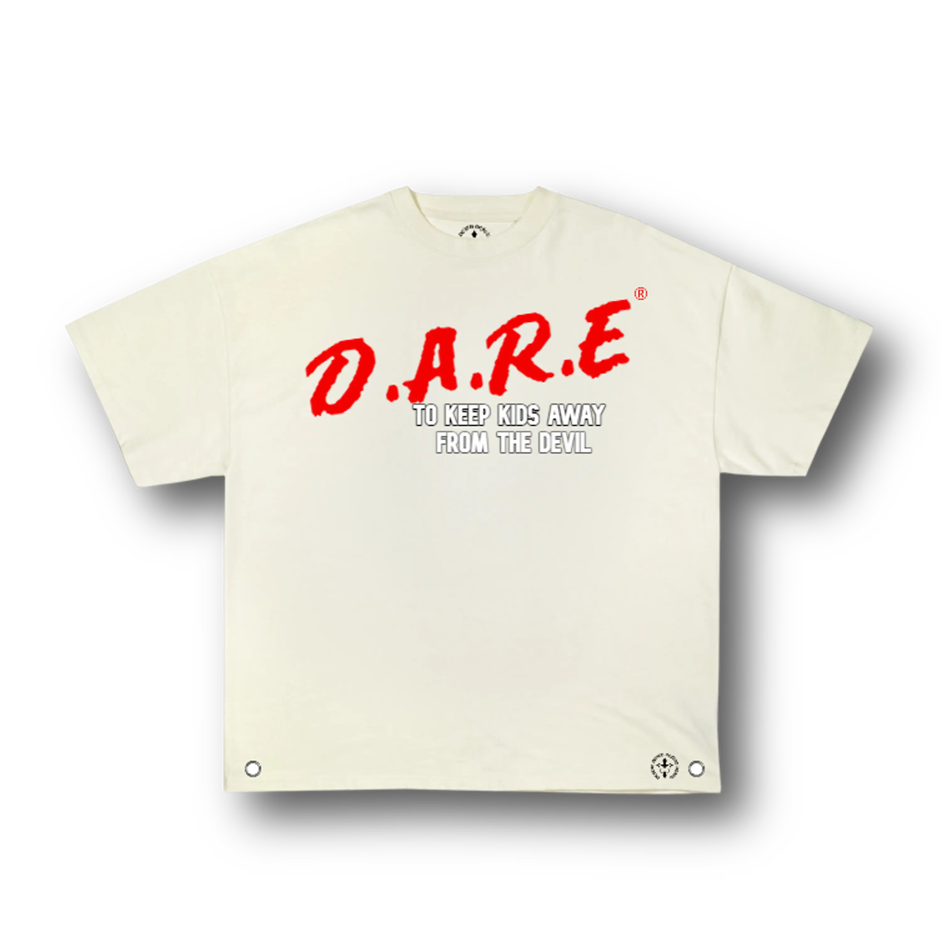 Max Heavyweight 7.5oz D.A.R.E Cropped Tshirt