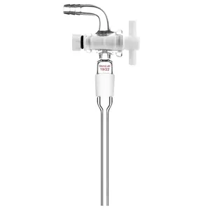Vacuum PTFE Flow Control Adapter, 19/22 or 24/40 Joint