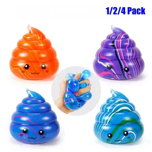 Novelty Poop Squishy Fidget Toys, Satisfying Squishy, Anxiety Squishies, Slow Rising Squeeze Stress Balls for Adults, Sensory Soft Sensory Fidget Water Ripple Stress Relief Toys for Anxiety, Joke Prank Party Favors for Teens, Stress Relief Model