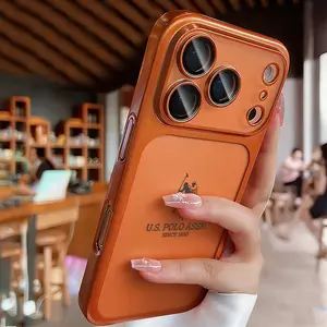 Luxury Electroplated Clear  Phone Case for iPhone 17 AIR 17 PRO 16 PRO15 PRO MAX 14 PLUS 13 PRO 12 11 PRO XS MAX X XR Plus  Shockproof Protective Cover Full Protection Anti-DropSolid color large-pore