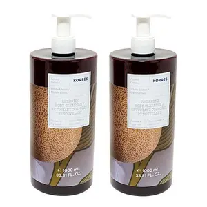 Korres 2-Pack White Melon Renewing Body Cleanser