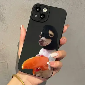 Cartoon Dog Pattern Phone Case, Full Body Shockproof Phone Protective Cover, Fashion Phone Accessories Compatible with iPhone 11 12 13 14 15 16 17Pro Max/Pro/Plus