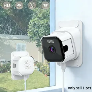 Window Security Camera 2K 3MP Indoor WiFi Cam with IR and Color Night Vision AI Person Detection Auto Tracking 24/7 Continuous Recording Quick Install Magnetic Mount Two-Way Talk Emergency Alert System Multi Device Viewing for Home Office Shop Monitoring