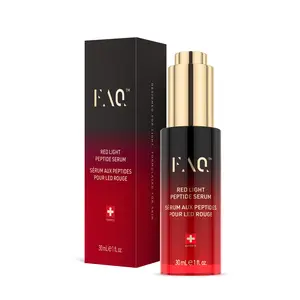 FAQ Red Light Peptide Serum – Hyaluronic Acid & Peptide Face Serum for Women & Men, Hydrating Skin Care to Enhance LED Light Routines