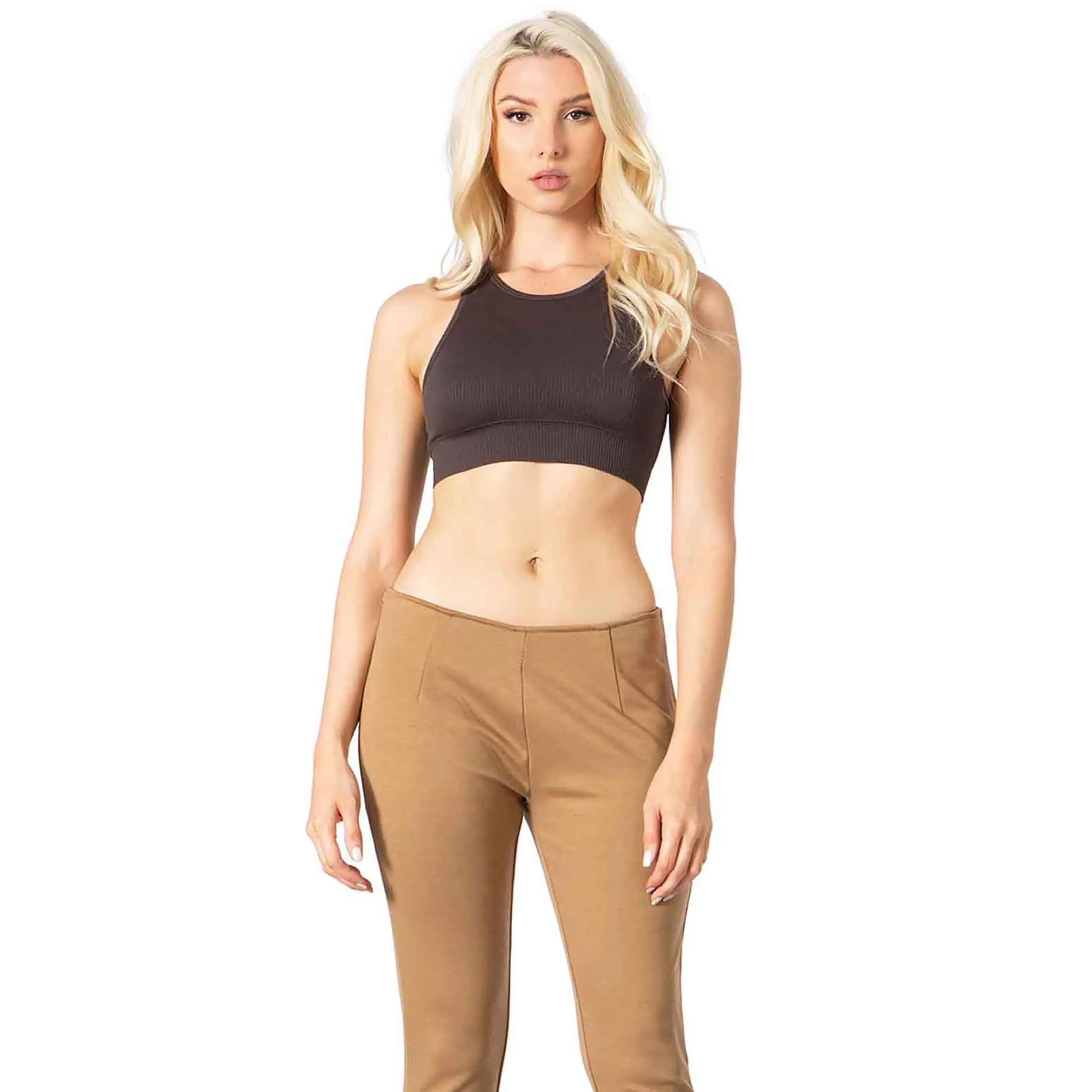 Mid Rise Ponte Pants