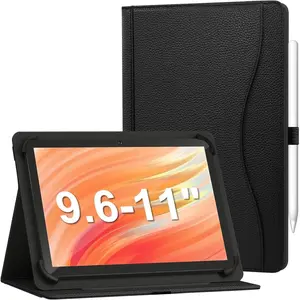Universal Case for 9.6 10 10.1 11 inch Tablet, PU Leather Protective Cover for All Android Tablets 9.6-11" with Stand Pocket