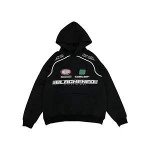 Men’s long-sleeve graphic print hoodie, stylish baggy hooded pullover streetwear for fall, men’s sweatsuit top for daily wear, menswear, essential hoodies, vintage clothing, casual slogan hoodie, hooded casual streetwear sweatshirt, athletic hoodies