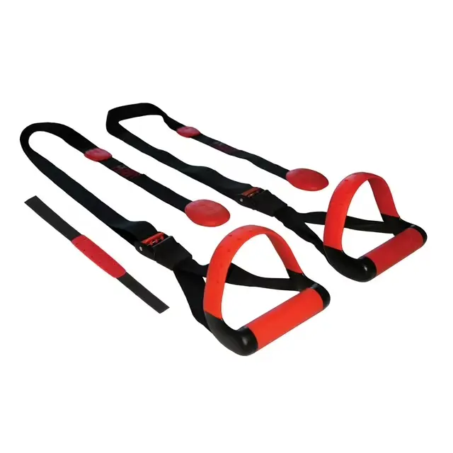 Jungle Gym XT Split Anchor Body Weight Suspension System ? Lightweight Resistance Training Alternative to Weights