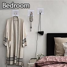 Strong Adhesive Screw Hooks No Drill, Heavy Duty 2-in-1 Wall Mount Bolt Hooks for Shelf and Hanging, Waterproof No Nail Hooks, Removable Adhesive Bolt Hooks, Waterproof Oilproof No Nail Shelf Mount