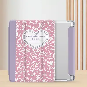 Tablet Case with Pen Slot, Casing, Shell, Auto Sleep/Wake Tablet Protective Cover, Protection, Tablet Accessories Compatible with iPad Pro 12.9-Inch, Samsung Galaxy Tab S6 Lite, Huawei/ Lenovo Tab/ Mi