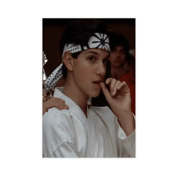 Ralph George Macchio Vintage Portrait Poster Daniel LaRusso(11) Canvas Painting for Living Room Bedroom Decor