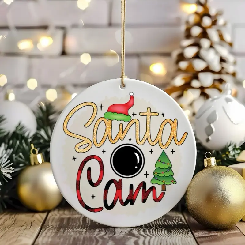 Santa Cam Ornament