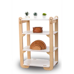 Montessori Wooden Shelf 4-Tier